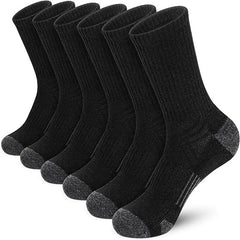 5 Pairs Men's Cotton Basketball Socks for Autumn/Winter