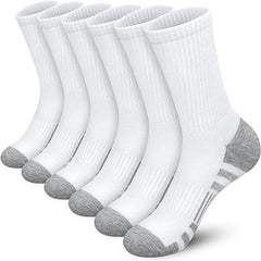 5 Pairs Men's Cotton Basketball Socks for Autumn/Winter