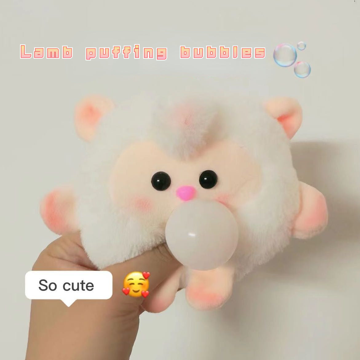 DIY Plush Lamb Bubble Spitting Toy Kit