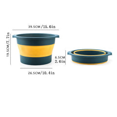 Collapsible Foot Bath Soak Tub with Massage Acupoint