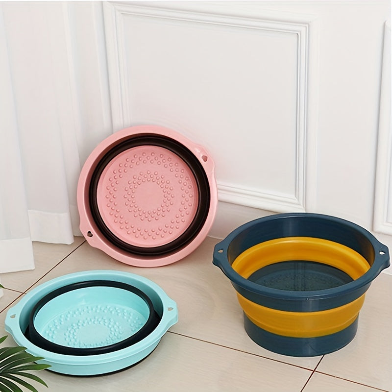 Collapsible Foot Bath Soak Tub with Massage Acupoint