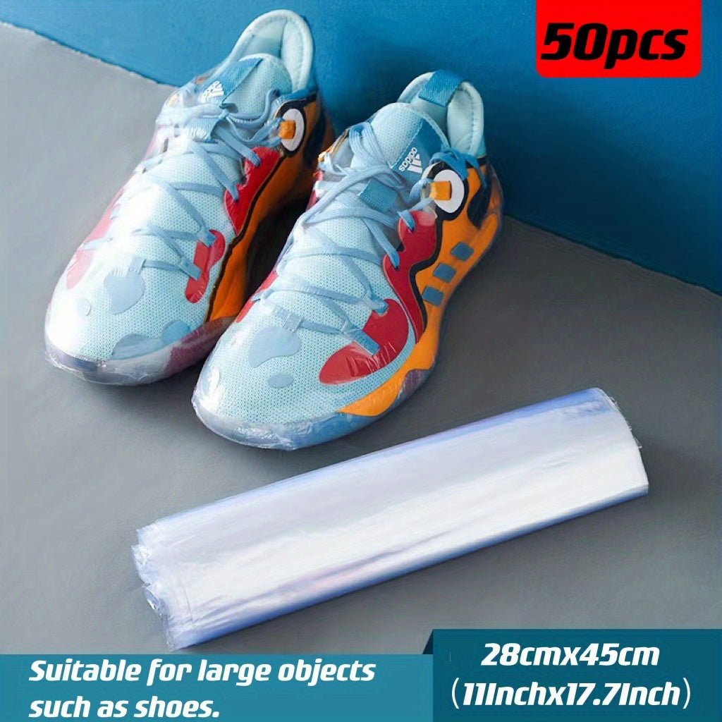 50pcs Heat Seal Shrink Bags for Soap Books Bath Bombs Giftware