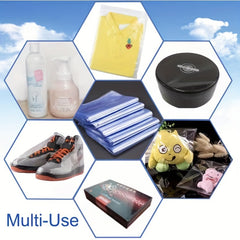 50pcs Heat Seal Shrink Bags for Soap Books Bath Bombs Giftware