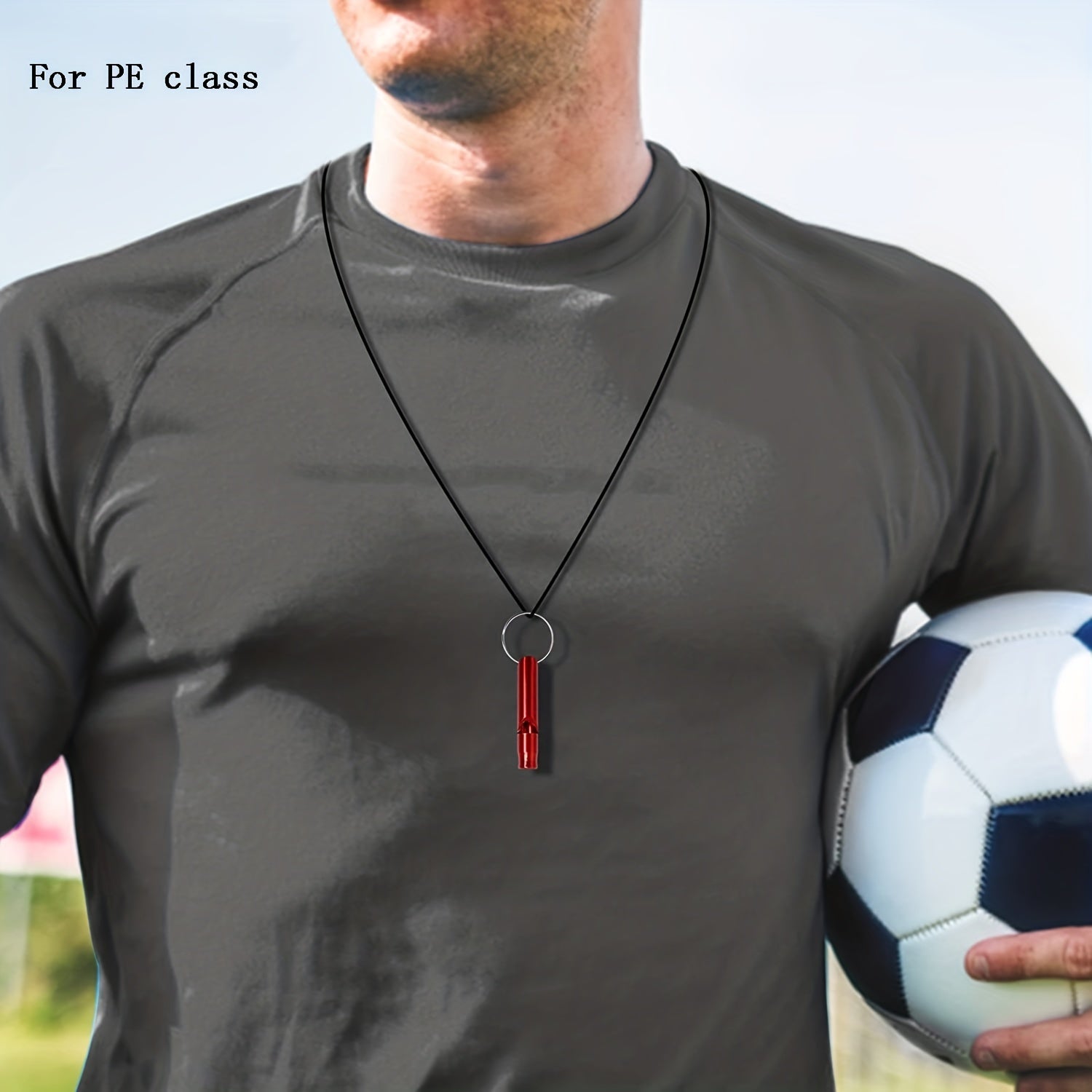 5pcs Colorful Emergency Whistle Keychain Outdoor Camping Hiking Sports