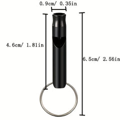 5pcs Colorful Emergency Whistle Keychain Outdoor Camping Hiking Sports