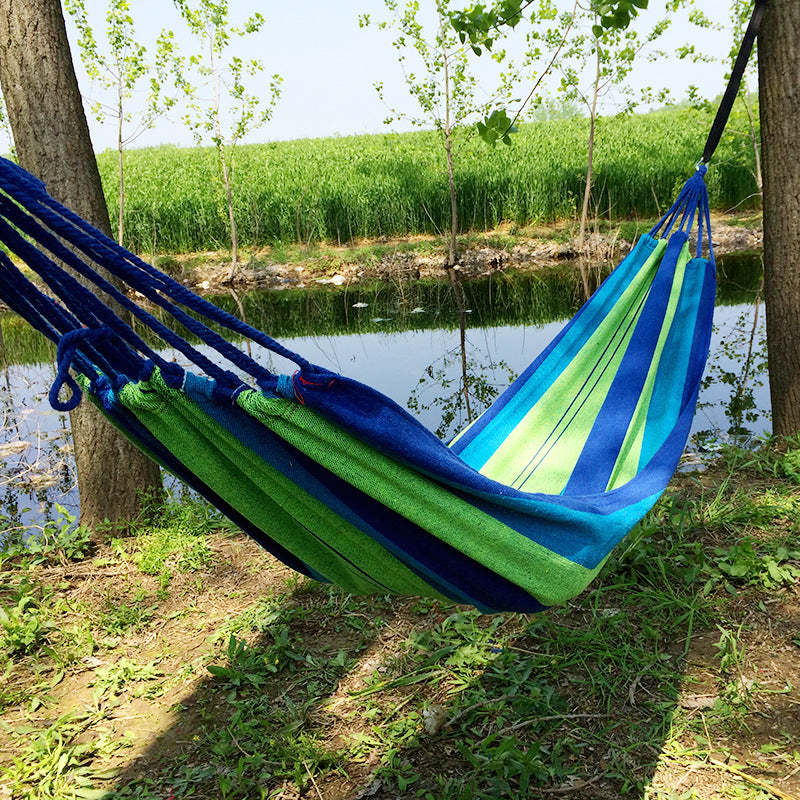 Portable Camping Hammock with Carrying Bag & Tree Straps