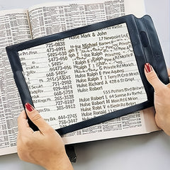 Full Page Magnifying Glass 3x Reading Elderly Tools Gift