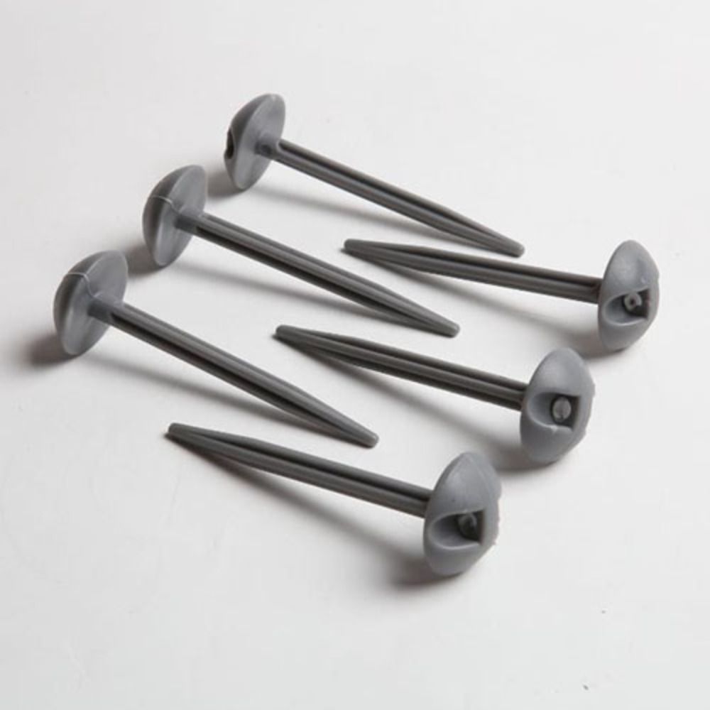 10pcs Plastic Mushroom Domed Awning Pegs Garden Nails