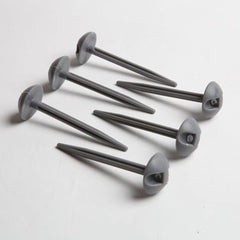 10pcs Plastic Mushroom Domed Awning Pegs Garden Nails