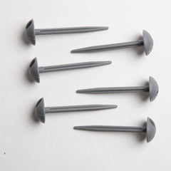 10pcs Plastic Mushroom Domed Awning Pegs Garden Nails