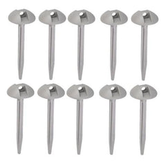 10pcs Plastic Mushroom Domed Awning Pegs Garden Nails
