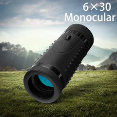 HD Monocular Telescope 6 30 Handheld Wide Angle BAK4 Prism Camping Concerts