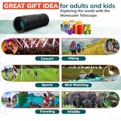HD Monocular Telescope 6 30 Handheld Wide Angle BAK4 Prism Camping Concerts