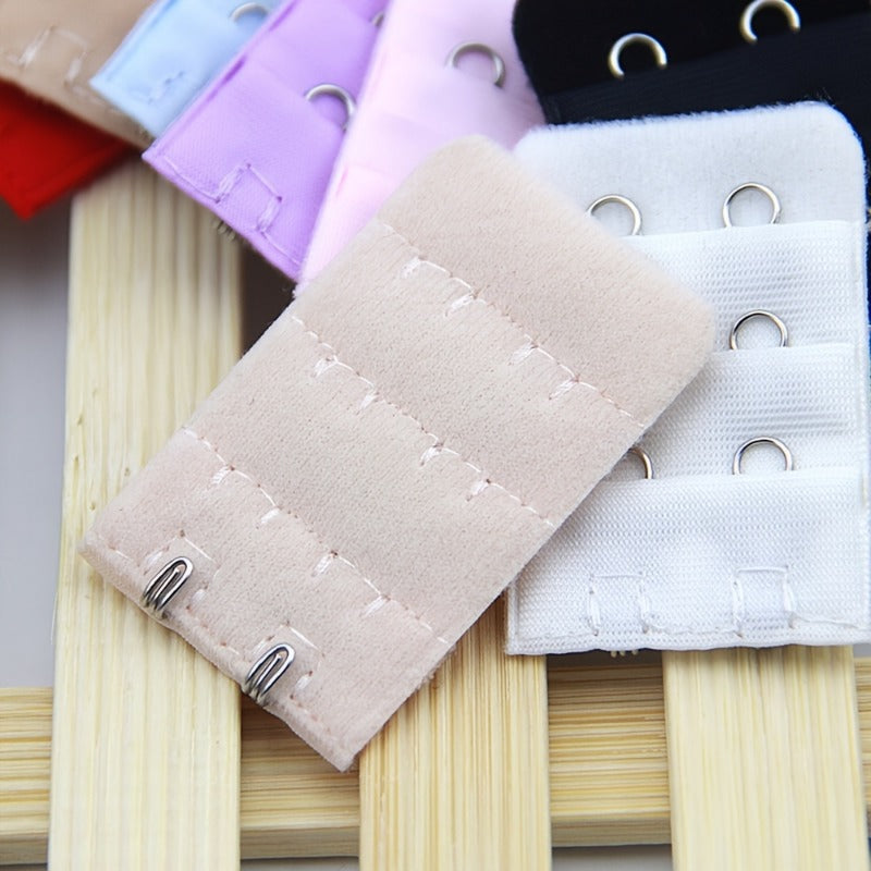 10pcs 2 Hooks Bra Strap Extenders Adjustable Bra Band Buckle