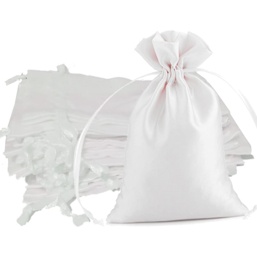 30pcs Small Silk Gift Bags Drawstring Pouch Wedding Favor Bags