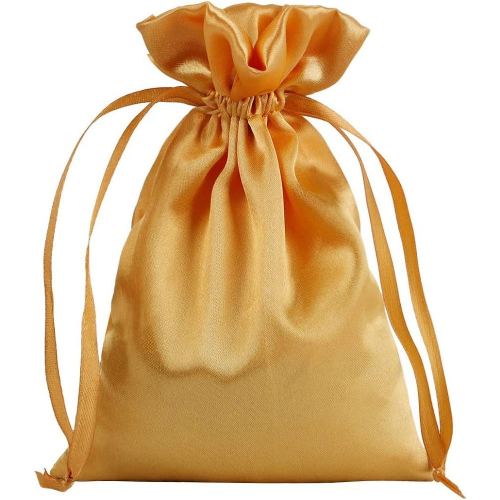 30pcs Small Silk Gift Bags Drawstring Pouch Wedding Favor Bags