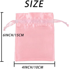 30pcs Small Silk Gift Bags Drawstring Pouch Wedding Favor Bags