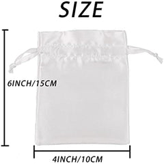 30pcs Small Silk Gift Bags Drawstring Pouch Wedding Favor Bags