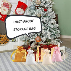 30pcs Small Silk Gift Bags Drawstring Pouch Wedding Favor Bags