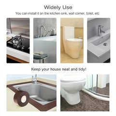 Waterproof Self Adhesive Sealing Strip for Shower Bath Sink