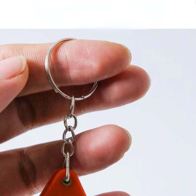 Mini Folding Portable Elderly Reading Magnifying Glass Keychain Glasses