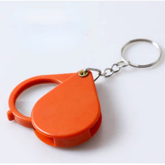 Mini Folding Portable Elderly Reading Magnifying Glass Keychain Glasses