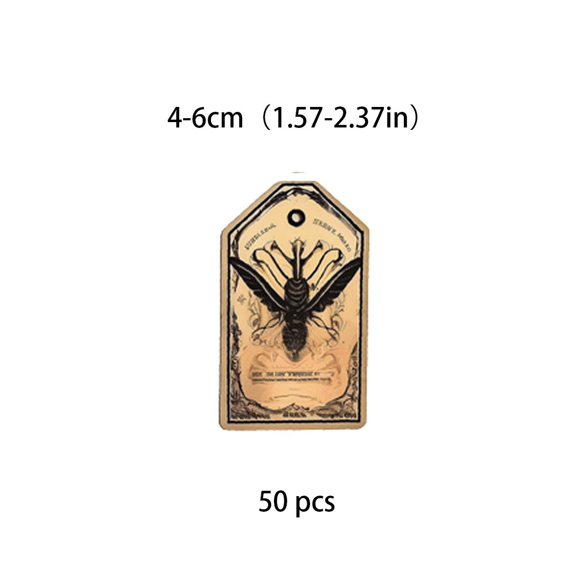 50pcs Steampunk Butterfly Dream Sticker Arts Crafts