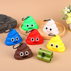 Poop Shaped Dog Poop Bag Dispenser with Clip
