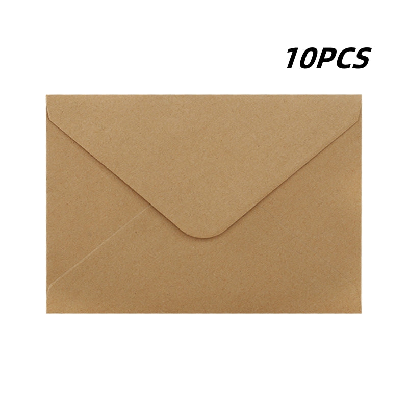 20pcs European Double Adhesive Brown Paper Cali Envelopes