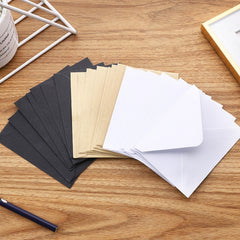 20pcs European Double Adhesive Brown Paper Cali Envelopes