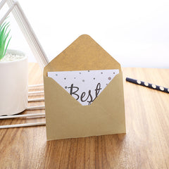 20pcs European Double Adhesive Brown Paper Cali Envelopes