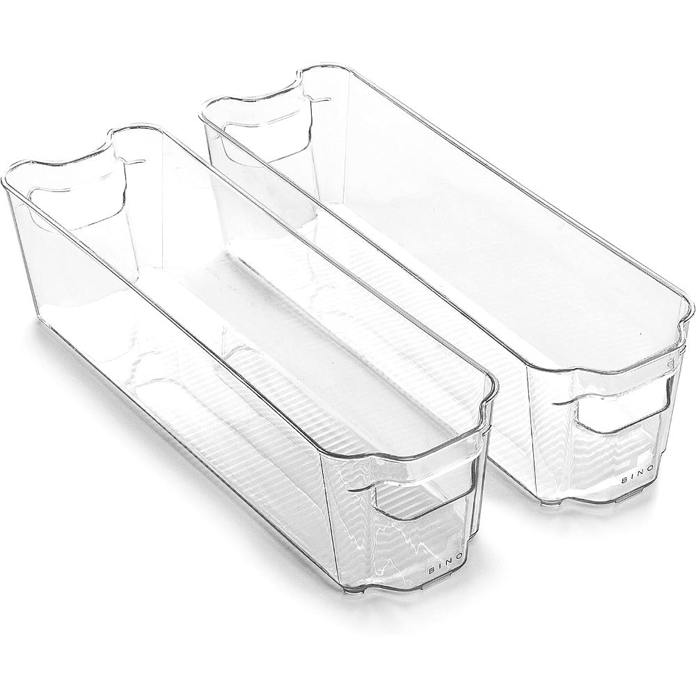 Clear Stackable Storage Bins Kitchen Pantry Organizer