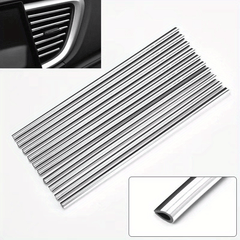 10pcs 19 Car Air Conditioner Outlet Decorative Moulding Trim Strips