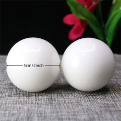 2 Inch Natural Jade Fitness Handball Quartz Ball for Relaxation Wrist Massage