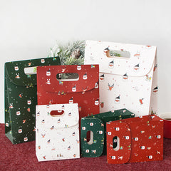 Christmas Cardboard Paper Boxes Merry Christmas DIY Gift Tag Party Fav