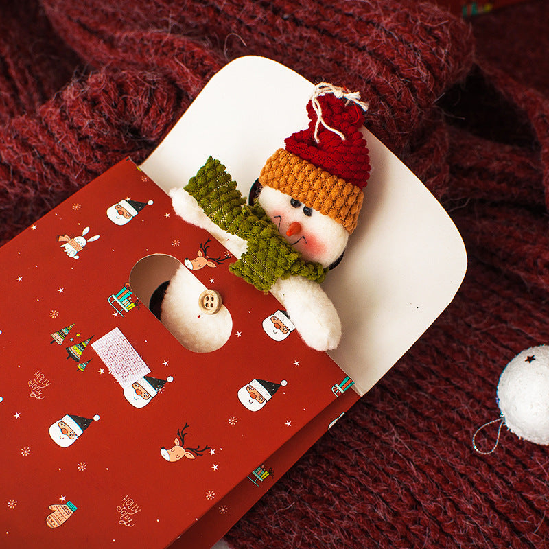 Christmas Cardboard Paper Boxes Merry Christmas DIY Gift Tag Party Fav