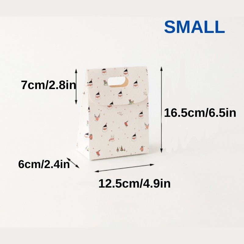 Christmas Cardboard Paper Boxes Merry Christmas DIY Gift Tag Party Fav