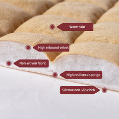 Plush Car Seat Cushions - Heating Protection Cushions