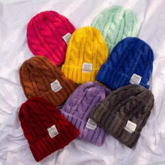 Warm Knitted Hat for Autumn and Winter Outdoor Activities