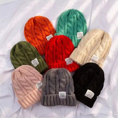Warm Knitted Hat for Autumn and Winter Outdoor Activities