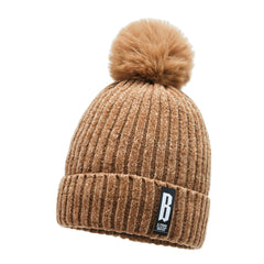 Winter Chenille Plus Velvet Knitted Hat