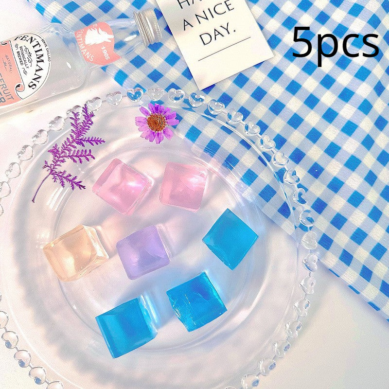 5pcs Ice Block Pinching And Decompressing Toys
