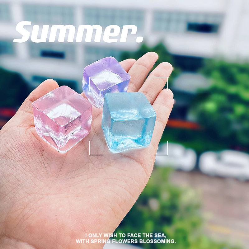 5pcs Ice Block Pinching And Decompressing Toys
