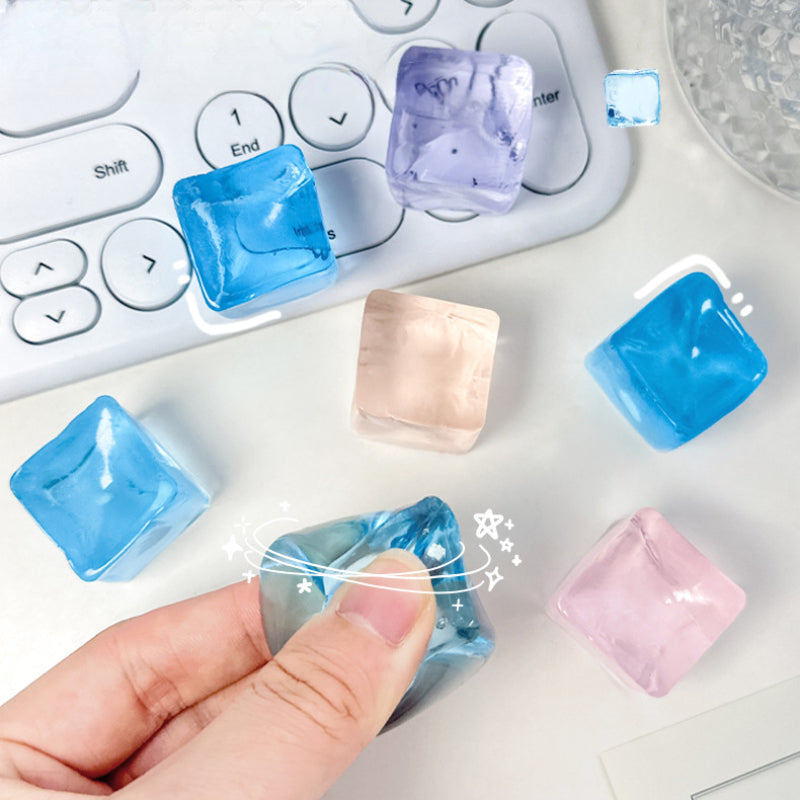 5pcs Ice Block Pinching And Decompressing Toys