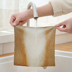 20pcs Non Stick Removal Dishcloth Water Absorbing Lint Extractable