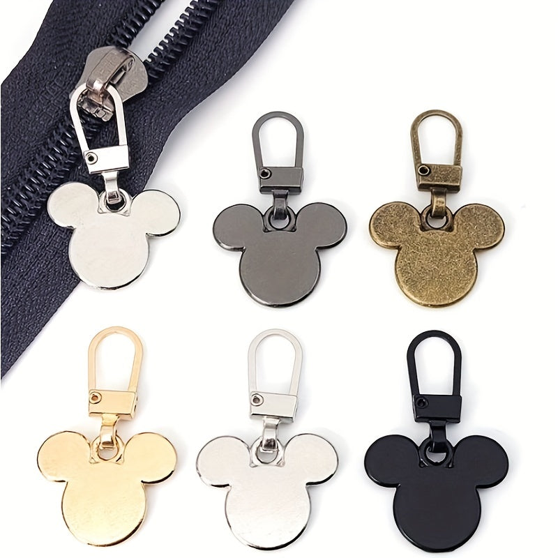 5pcs Detachable Pull Tabs Clothing Bag Shoe Boot Zipper Head Pull Pendant DIY