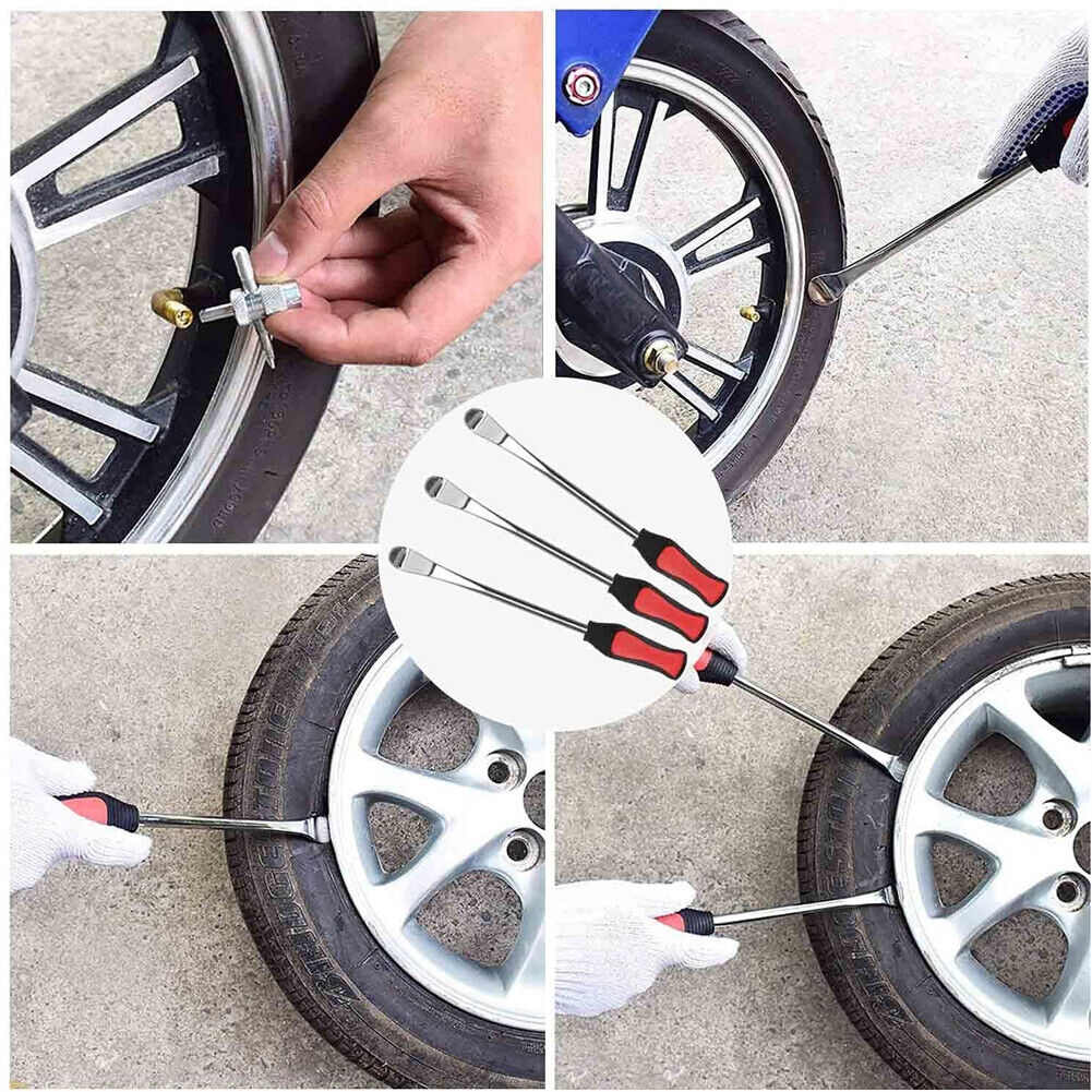 12pcs Tire Lever Tool Spoon And Wheel Rim Protectors Tool Kit