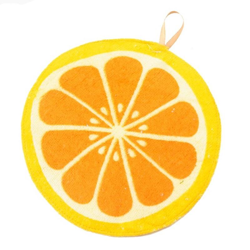 Fruits Pattern Soft Hanging Towel for Bathroom and Kitchen