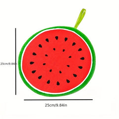 Fruits Pattern Soft Hanging Towel for Bathroom and Kitchen