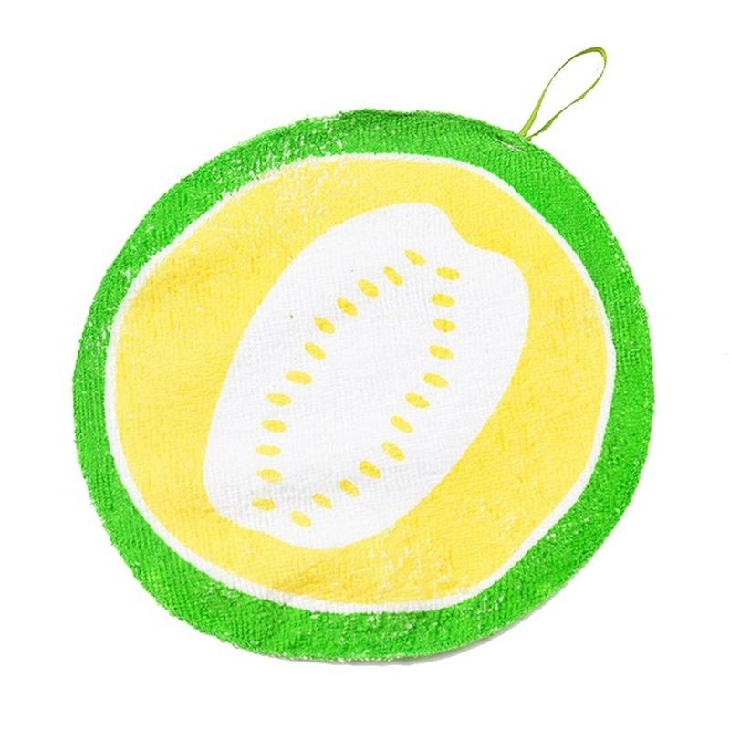 Fruits Pattern Soft Hanging Towel for Bathroom and Kitchen